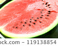 西瓜切成兩半 119138854