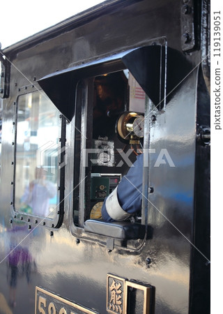 蒸汽機車，8620型，車號58654，駕駛室時鐘 119139051