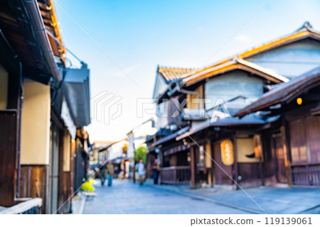 Kyoto cityscape background for compositing - out-of-focus image Kyoto cityscape background for compositing - out-of-focus image 119139061
