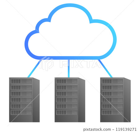 Cloud, database illustration Cloud, database illustration 119139271