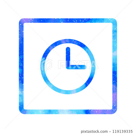 Marble starry sky | Clock icon Marble starry sky | Clock icon 119139335
