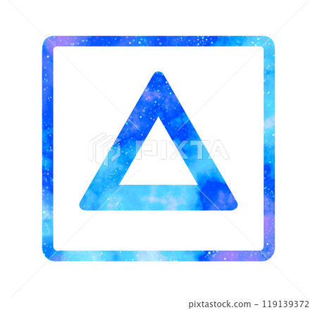 Marble starry sky | Simple triangle mark 119139372