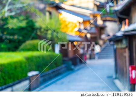日本房屋街景 京都二年坂街景 119139526