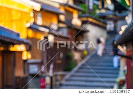 日本房屋街景 京都二年坂街景 119139527