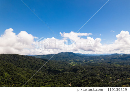 Beautiful blue sky and white clouds Beautiful blue sky and white clouds 119139829