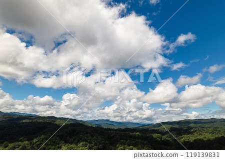 Beautiful blue sky and white clouds Beautiful blue sky and white clouds 119139831
