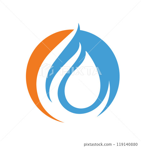 oil gas and energy logo oil gas and energy logo 119140880