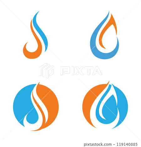 oil gas and energy logo 119140885