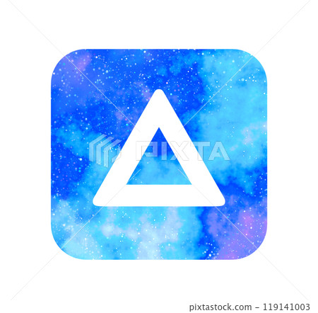 Marble starry sky | Simple triangle mark 119141003