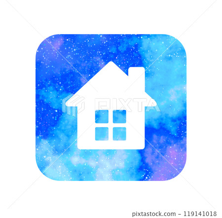 Marble starry sky | House icon 119141018