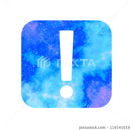 Marble starry sky | Exclamation mark 119141019