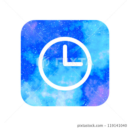Marble starry sky | Clock icon Marble starry sky | Clock icon 119141040