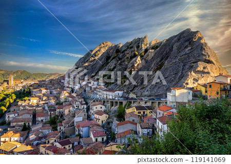 The beautiful mountain village of Pietrapertosa 119141069
