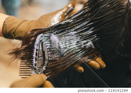 染白髮 女生 女孩 119141294