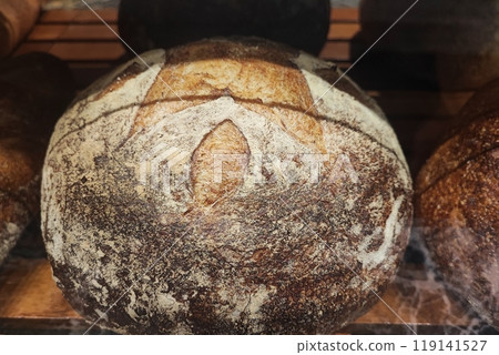 Fresh homebaked artisan sourdough bread Fresh homebaked artisan sourdough bread 119141527