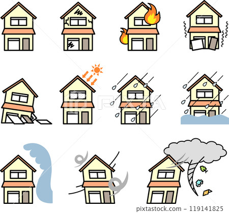 Housing icon set Housing icon set 119141825