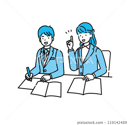 Cram school High school students 119142489