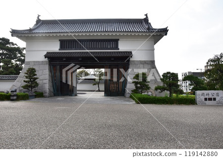 愛知縣岡崎公園大手門 愛知縣岡崎公園大手門 119142880