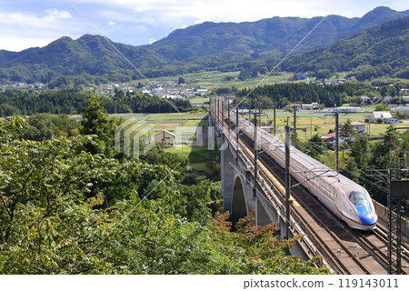 上越新幹線E7系列「土岐號」和「谷川號」運行於高崎和上毛高原之間 1 上越新幹線E7系列「土岐號」和「谷川號」運行於高崎和上毛高原之間 1 119143011