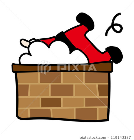 聖誕老公公的大鼻子從煙囪掉下來 119143387