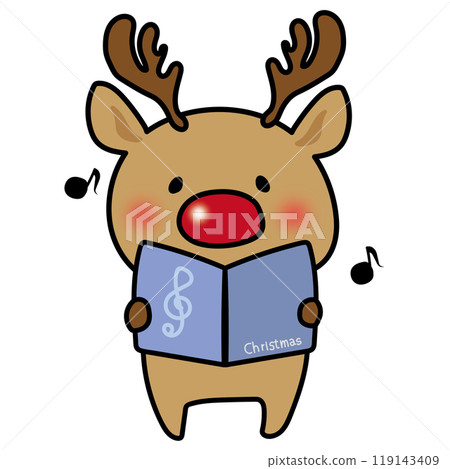 Singing Red Nosed Reindeer Singing Red Nosed Reindeer 119143409