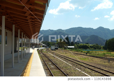 Minamiaso Railway - Scenery along the line after the full restoration following the earthquake - Around Takamori Station Minamiaso Railway - Scenery along the line after the full restoration following the earthquake - Around Takamori Station 119143898