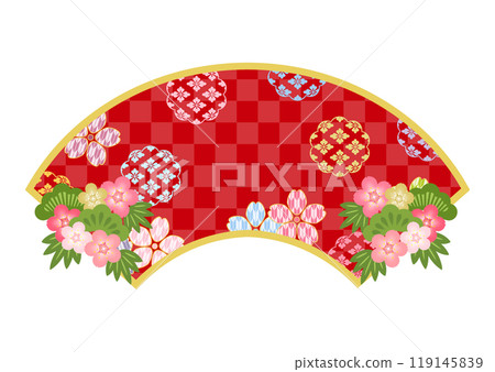 Japanese pattern background Japanese pattern background 119145839