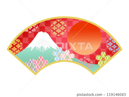 Japanese pattern background Japanese pattern background 119146083