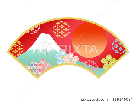 Japanese pattern background 119146084