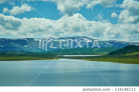 Mountain Altai , Ulagansky lake Mountain Altai , Ulagansky lake 119146112