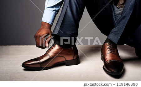 shoe, shoes, leather shoes 119146380