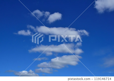 藍天白雲,秋雲 藍天白雲,秋雲 119146714