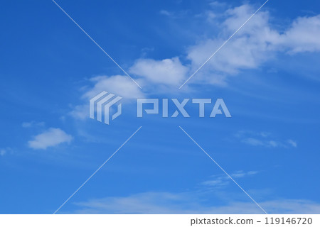 藍天白雲,秋雲 藍天白雲,秋雲 119146720