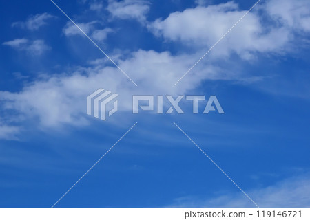 藍天白雲,秋雲 藍天白雲,秋雲 119146721