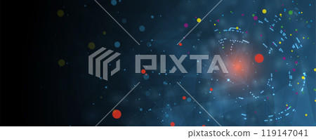 Abstract technology background forms shaping minimal tech concept Abstract technology background forms shaping minimal tech concept 119147041