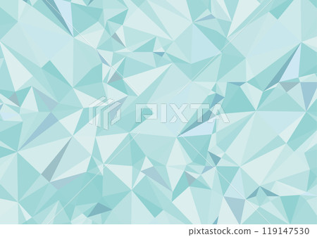 藍色發光多邊形的幾何圖案 119147530