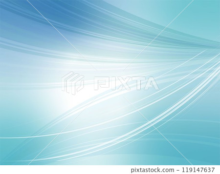 Beautiful flowing abstract background material_light blue 119147637