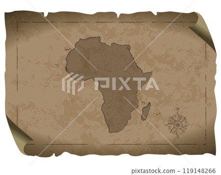 Old Map of Africa 01_Brown Old Map of Africa 01_Brown 119148266