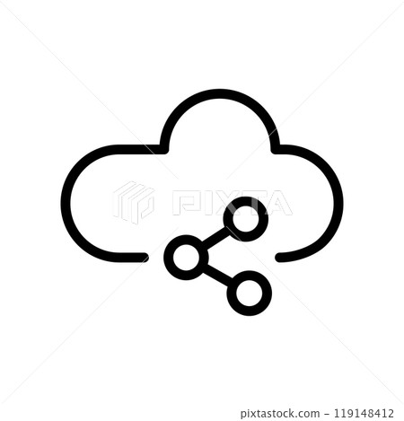 Nice Cloud Network Icon Design Template Nice Cloud Network Icon Design Template 119148412