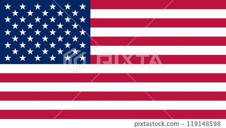 American flag vector image illustration American flag vector image illustration 119148598