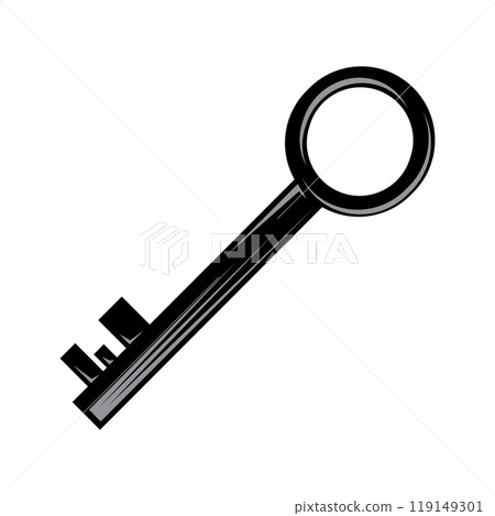 Vector key icon isolated on white background. Key icon. Lock or unlock sign. Padlock. Lock symbol. Unblock. Password icon. Access sign. Vector key icon isolated on white background. Key icon. Lock or unlock sign. Padlock. Lock symbol. Unblock. Password icon. Access sign. 119149301