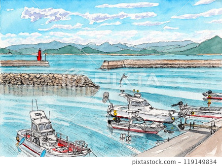 Small marina Small marina 119149834