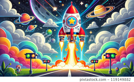 繪本《兒童太空防衛軍》(出發) 繪本《兒童太空防衛軍》(出發) 119149882