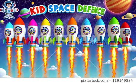 繪本《兒童太空防衛軍(火箭軍出發)》 繪本《兒童太空防衛軍(火箭軍出發)》 119149884