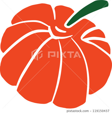 The pumpkin and leaf for autumn season celebration or holiday concept 119150437