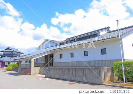 A view of Sakai City Maruoka Library in Sakai City, Fukui Prefecture 119151591