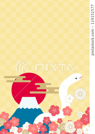 2025 Year of the Snake New Year's Card Template 22-2 2025 Year of the Snake New Year's Card Template 22-2 119152577