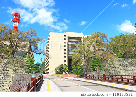 View of the Fukui Prefectural Office in Fukui City, Fukui Prefecture View of the Fukui Prefectural Office in Fukui City, Fukui Prefecture 119153551