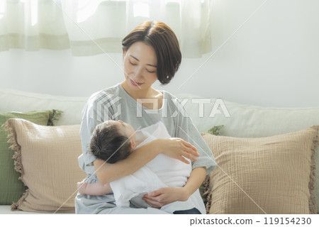 Baby and mother Baby and mother 119154230