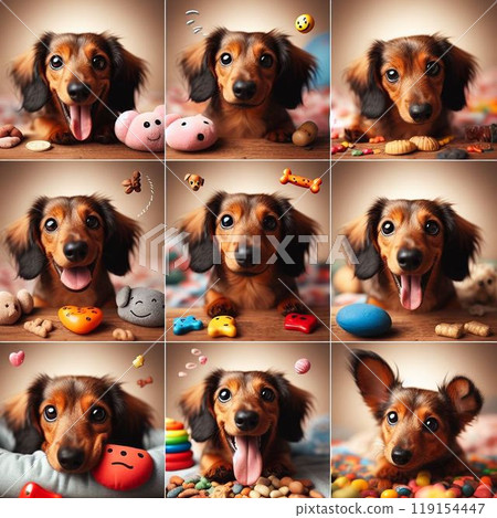 9 Dachshund Face Patterns 119154447
